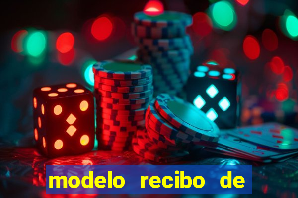 modelo recibo de pagamento autonomo